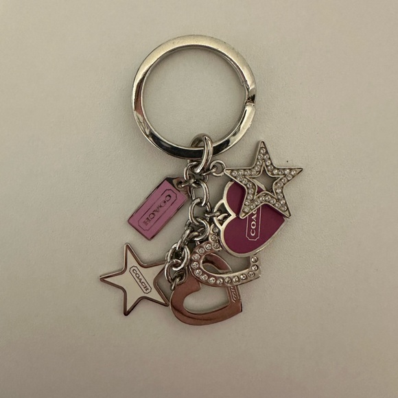 Coach Star and Heart Keychain EUC - Picture 3 of 5